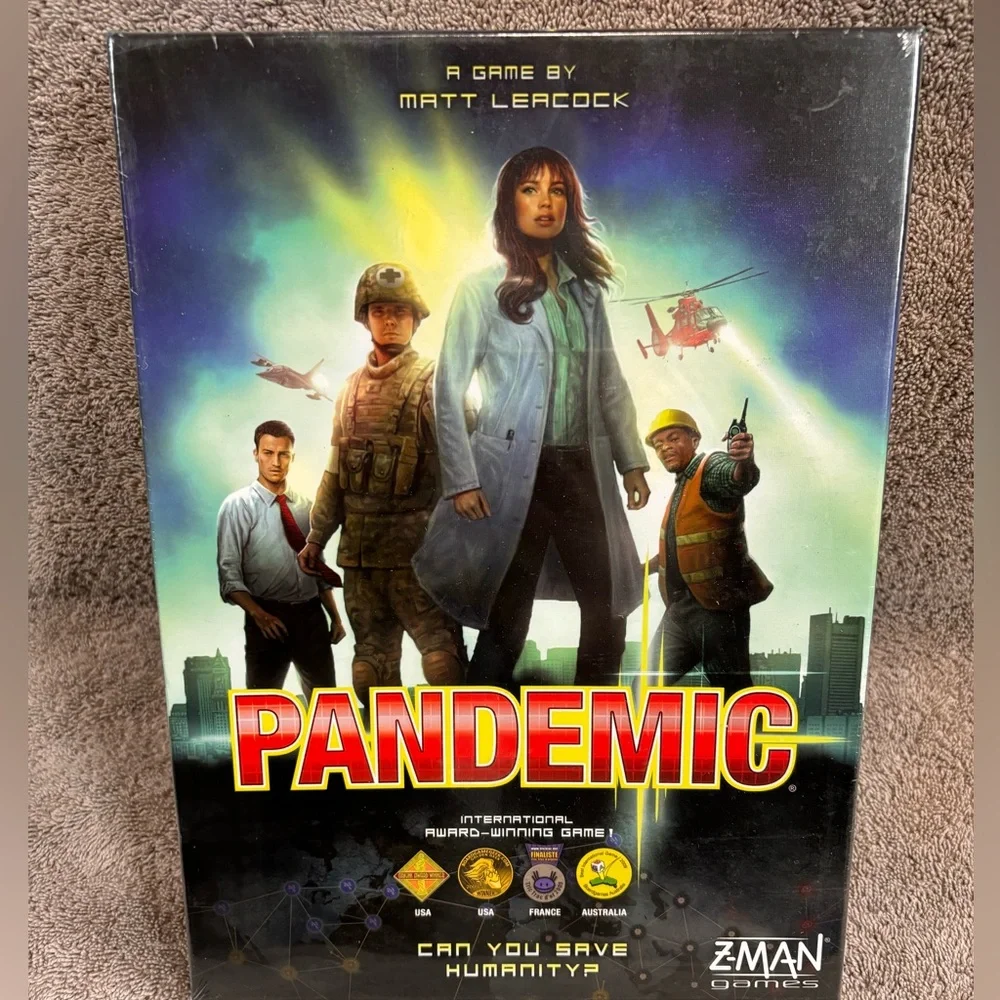 Pandemic Board Game (Base Game) | Cooperative‎ Board Game for Adults and Family